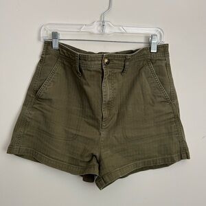 Madewell Green Cargo Shorts Modern Fit